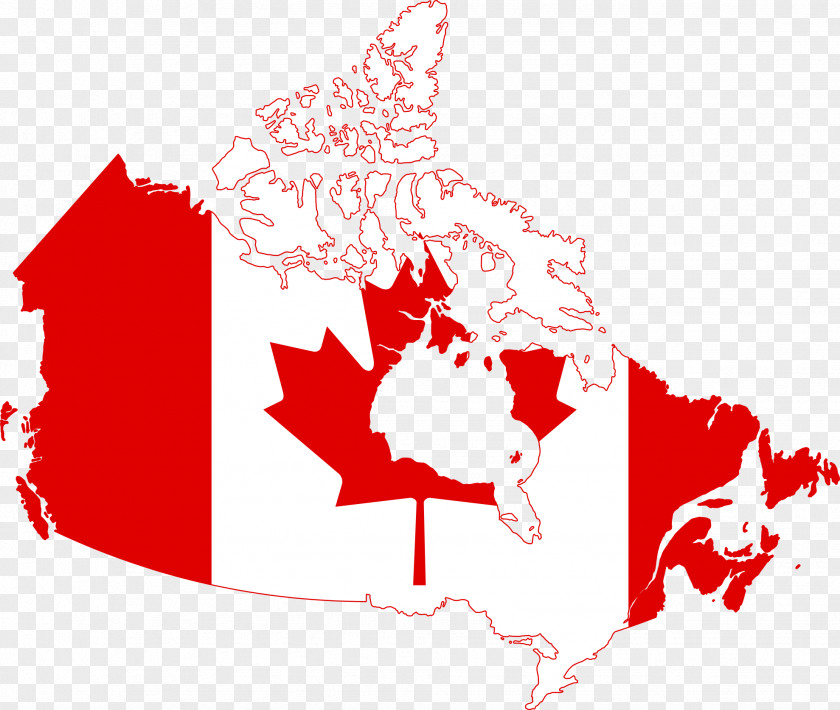 Canada Cliparts Flag Of Map Clip Art PNG