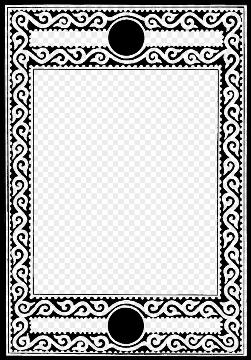 Frame Black And White Borders Frames Picture Clip Art PNG