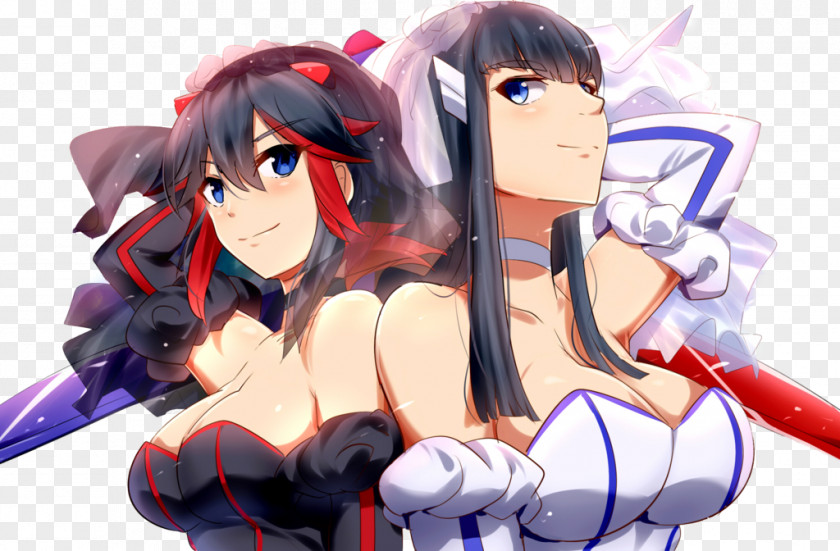 Matoi Satsuki Kiryuin Ryuko Senketsu Uzu Sanageyama Desktop Wallpaper PNG