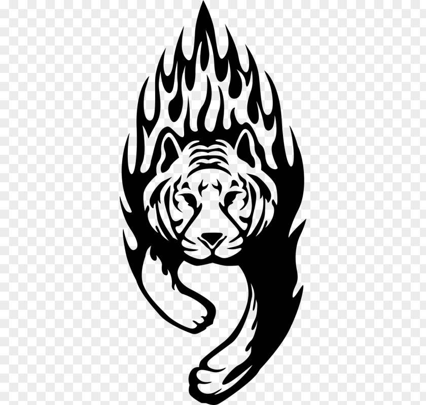 Tiger Sticker Tattoo Car Decal PNG