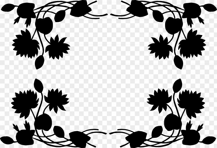 Borders And Frames Pink Flowers Clip Art Floral Design PNG