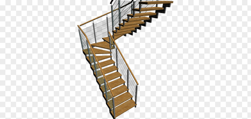 Stairs Wood Handrail Treppenauge Architectural Engineering PNG
