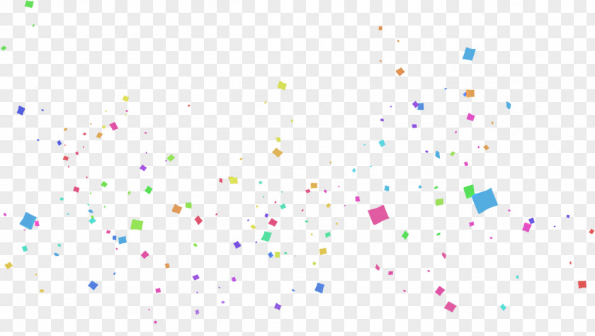Confetti Transparent Color-blocking PNG