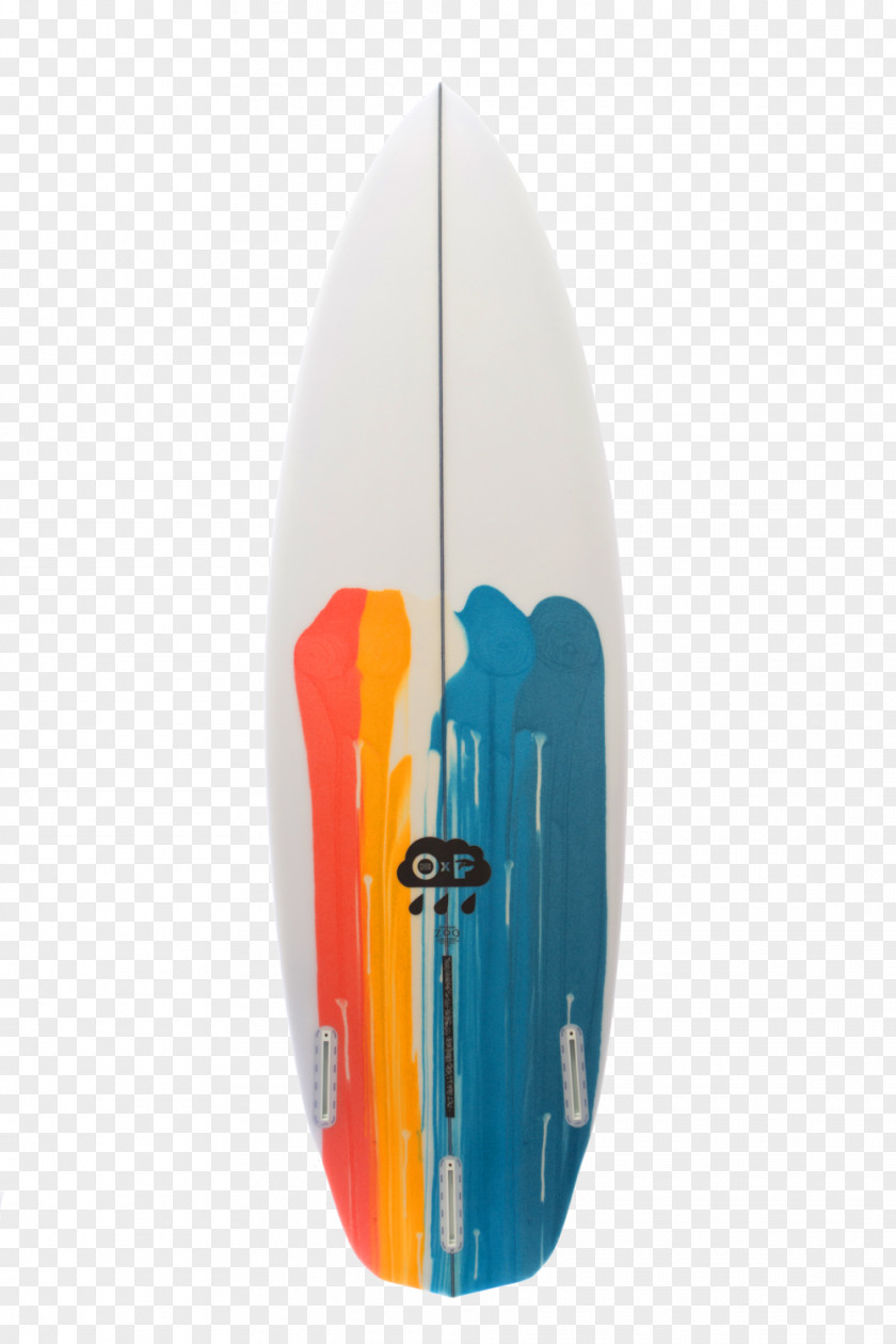 Hand-painted Model Surfboard PNG