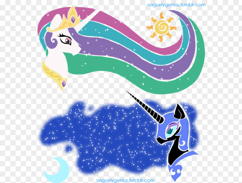 Tribal Moon Princess Luna Celestia Absol Pony PNG
