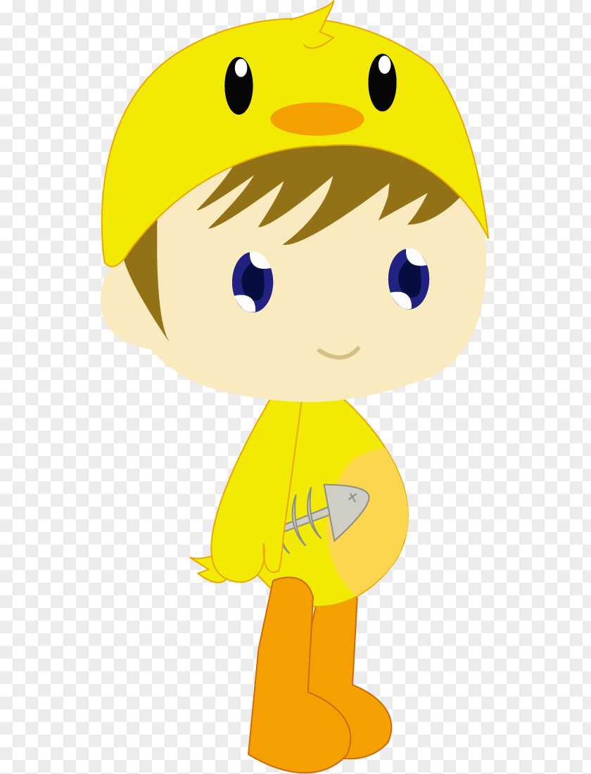 Vector Cute Cartoon Characters Duckling Duck Clip Art PNG