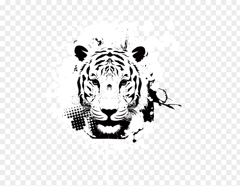 Animal Print Tiger Art Clip PNG