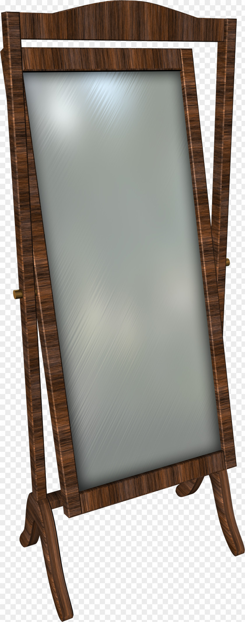 Brown Creative Mirror PNG
