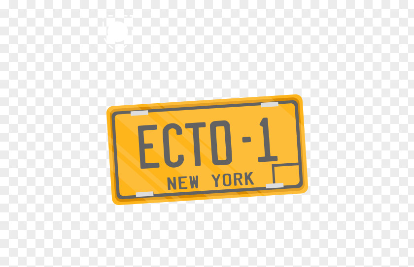Car Vehicle License Plates Ecto-1 Motor Registration Ghostbusters PNG