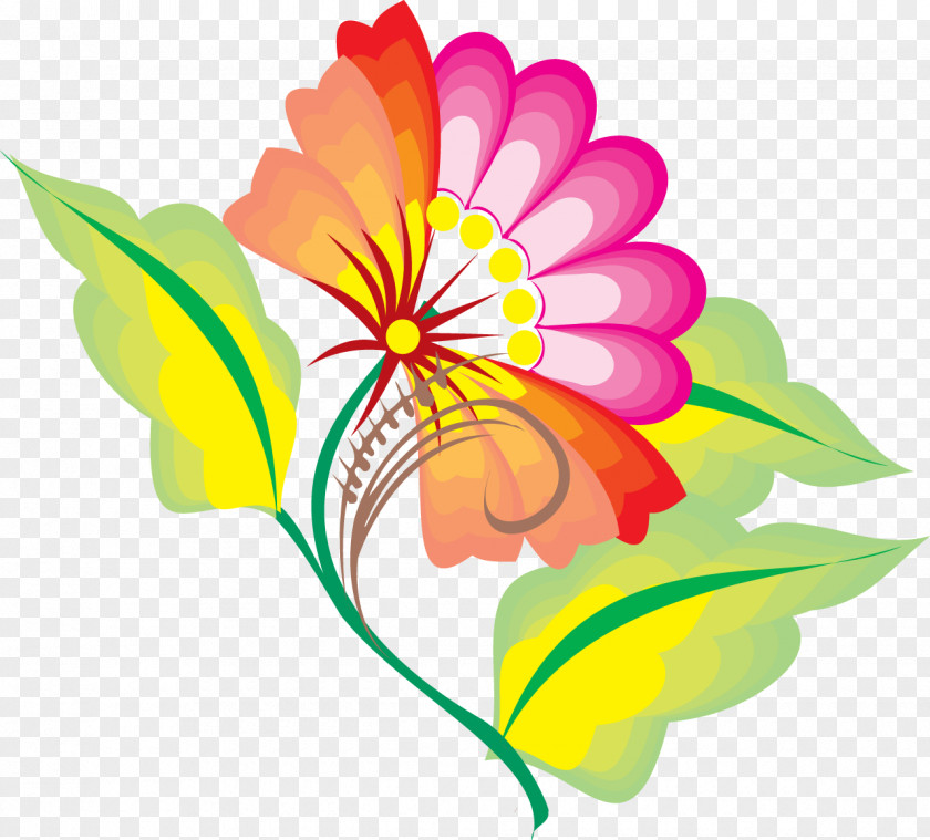 Flower Drawing Image PNG