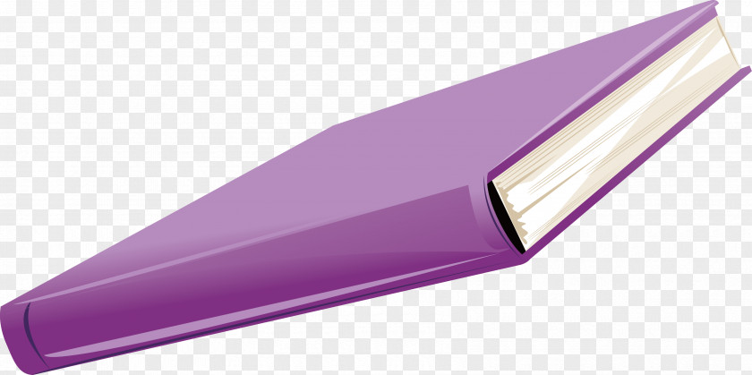 Purple Book Decoration Design PNG