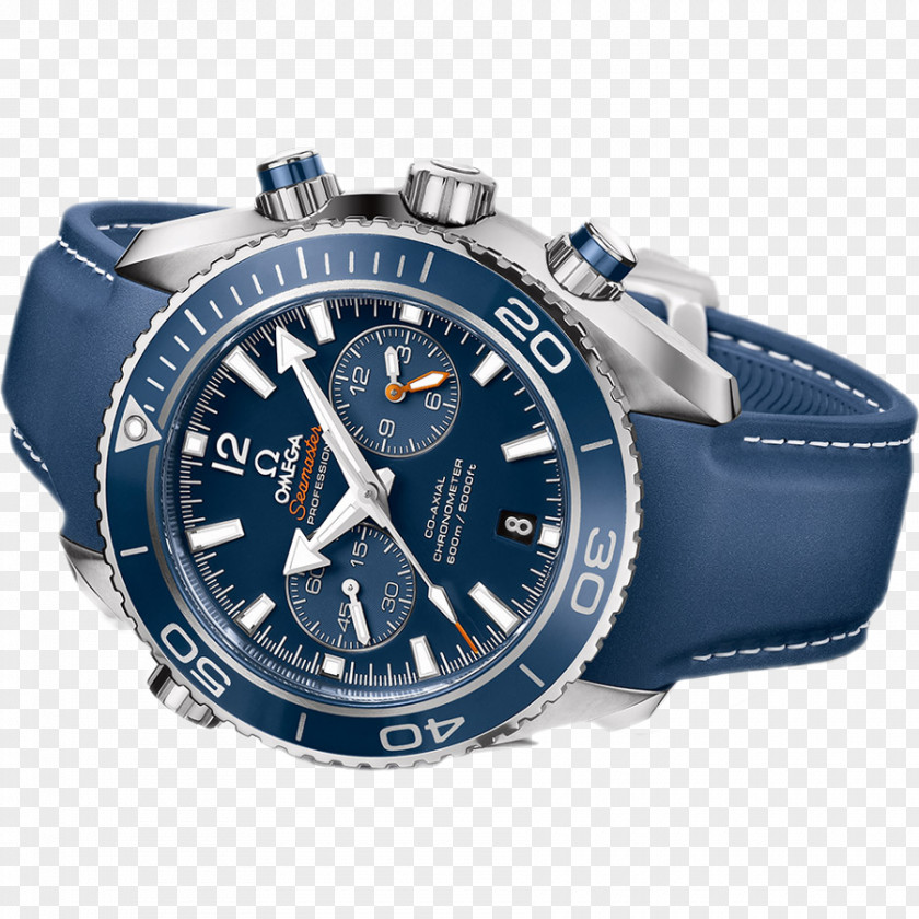 Watch Omega Speedmaster OMEGA Seamaster Planet Ocean 600M Co-Axial Master Chronometer Coaxial Escapement Chronograph PNG