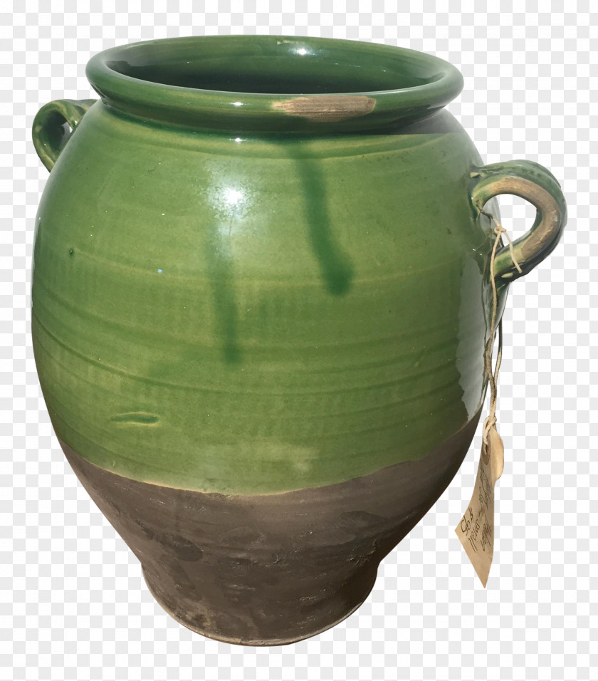 Antique Olive Jars Ceramic Pottery Lid Urn Cup PNG