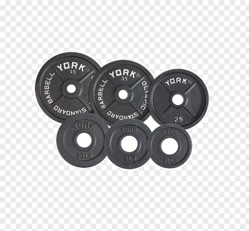 Barbell Weight Plate York Training Exercise Equipment PNG