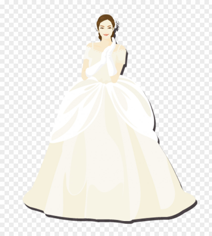 Beautiful Bride Wedding Dress New Year PNG