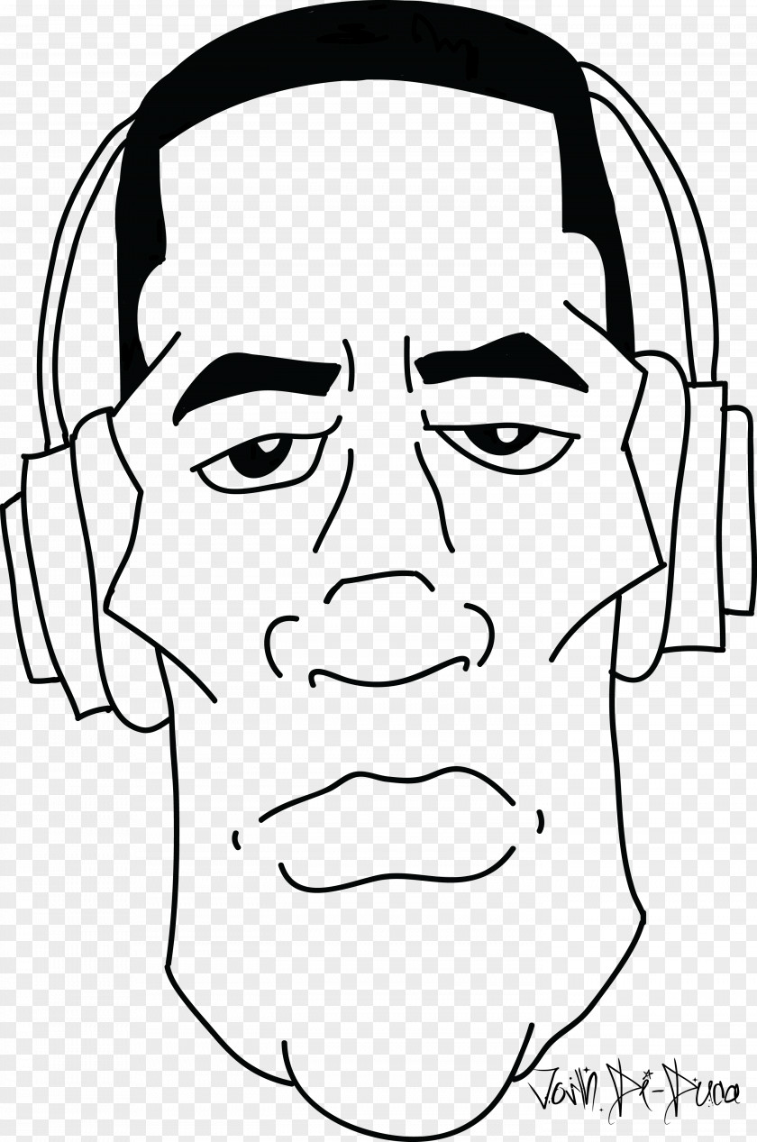 Cartoon Headphones Martin Luther King Jr. I Have A Dream Drawing Coloring Book Clip Art PNG