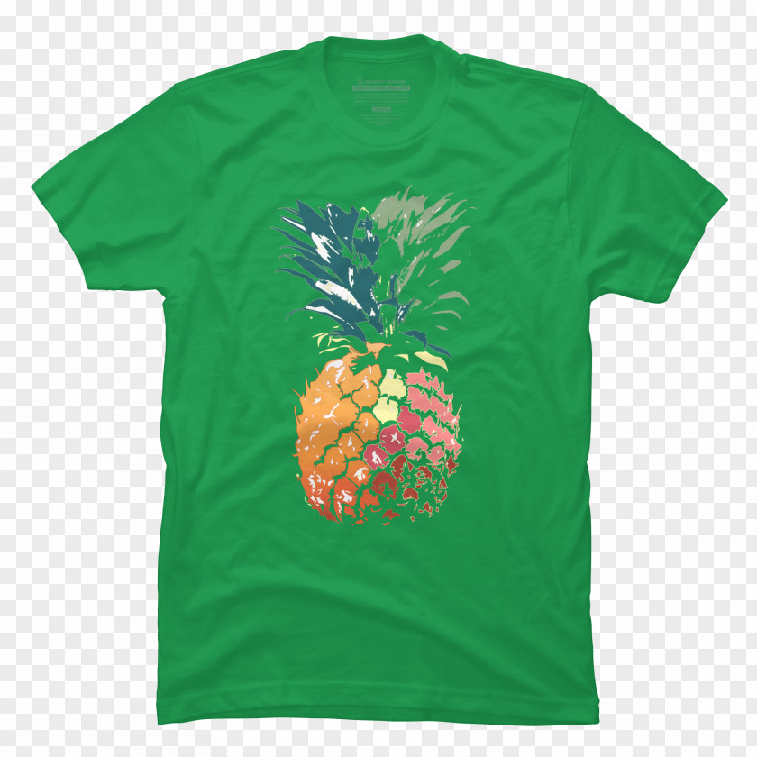 Hand Painted Pineapple T-shirt Hoodie Gildan Activewear Clothing PNG