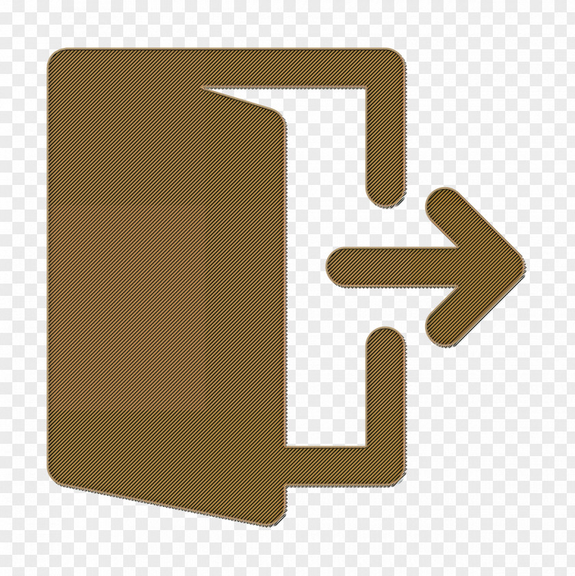 Symbol Material Property Logout Icon Essentials PNG