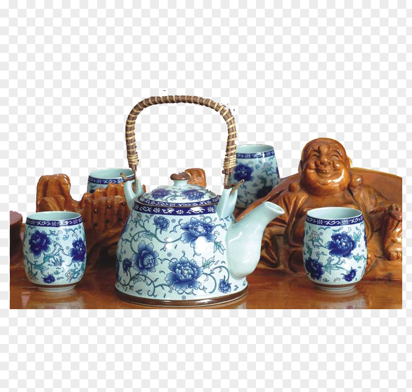 Traditional Tea Teapot Set Chinese PNG