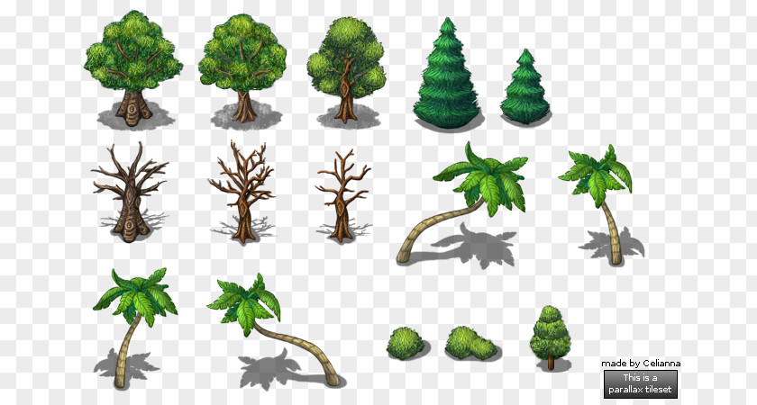 Tree Tile-based Video Game RPG Maker VX PNG