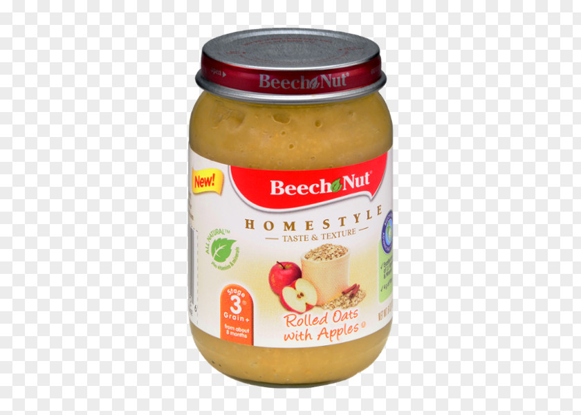 Apple Sauce Flavor Beech-Nut Side Dish PNG