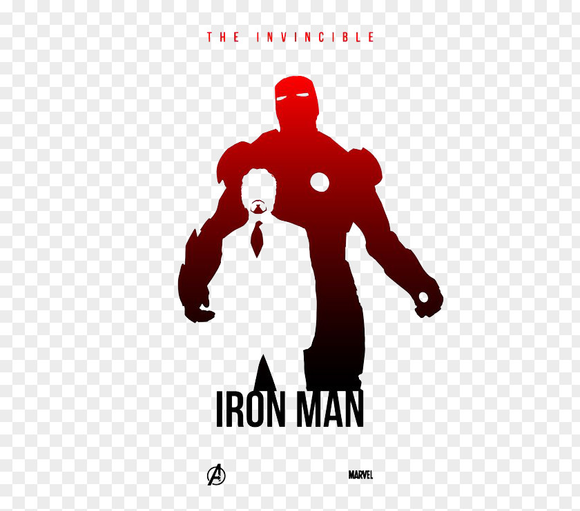 Creative Poster Simple Iron Man Captain America Black Widow PNG