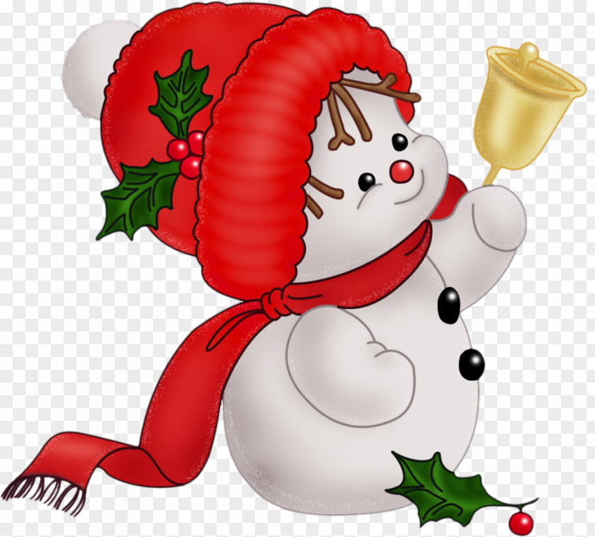 Cute Vintage Snowman Clipart Candy Cane Santa Claus Christmas Tree Clip Art PNG