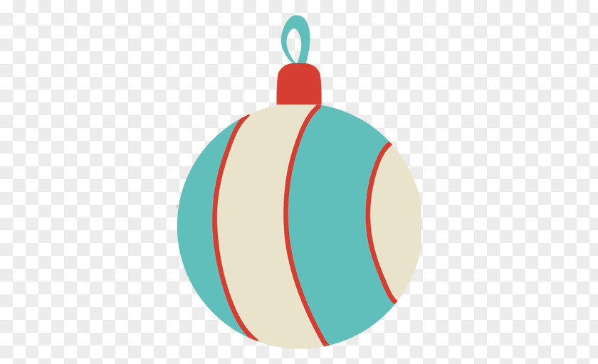 Flattened Christmas Ornament Clip Art PNG
