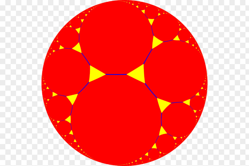 Hyperbolic Geometry Tessellation Uniform Tilings In Plane Honeycomb PNG