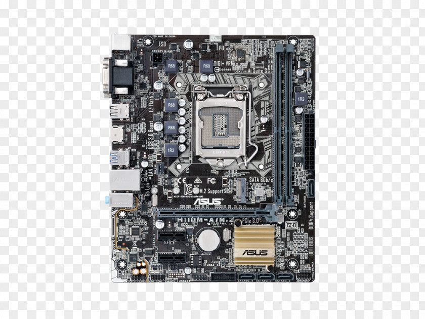 Intel MicroATX Motherboard LGA 1151 PNG