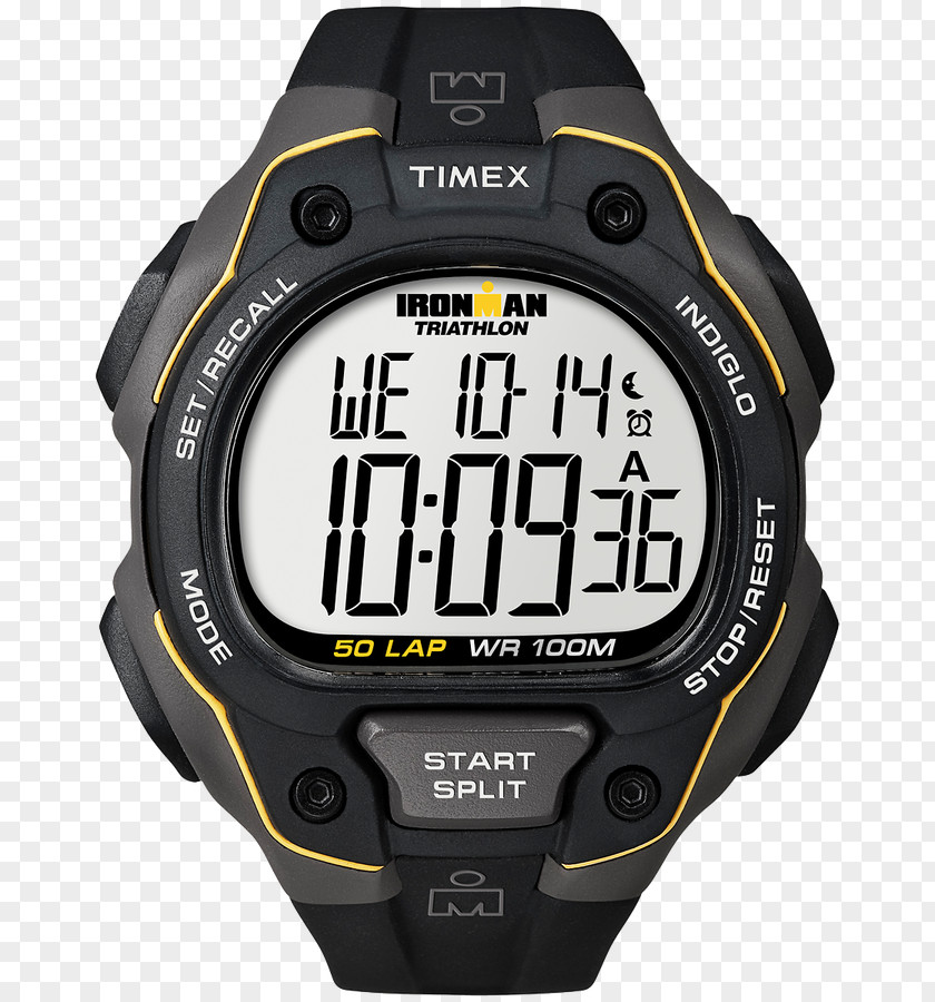 IRONMAN-TRIATHLON Timex Ironman Casio Stopwatch Indiglo PNG