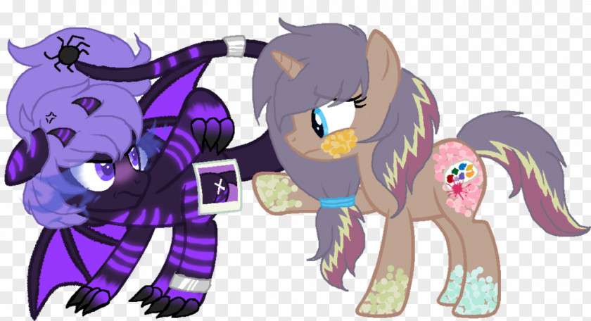 Mlp Painful Memories Horse Illustration Cartoon Purple Legendary Creature PNG