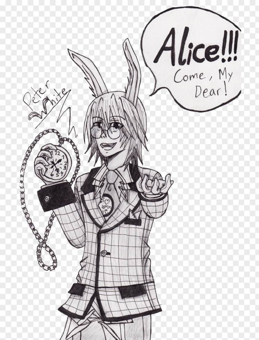 Peter The Rabbit Fan Art Character Person Sketch PNG