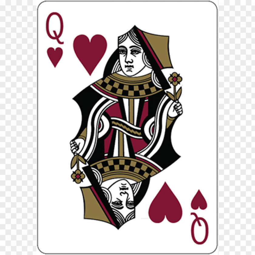 Queen Of Hearts Playing Card Game Suit PNG
