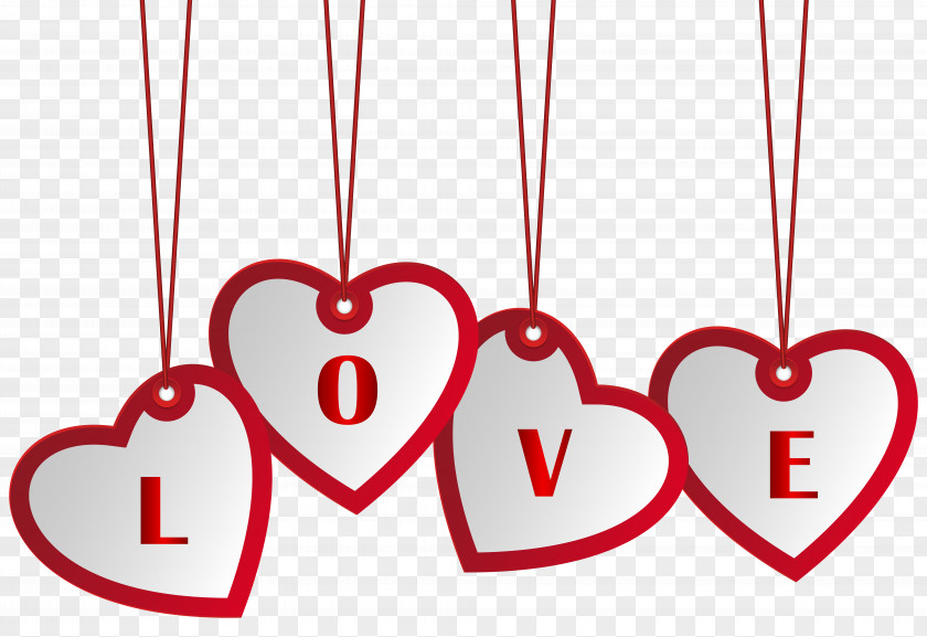 Valentine's Day Love Chain PNG