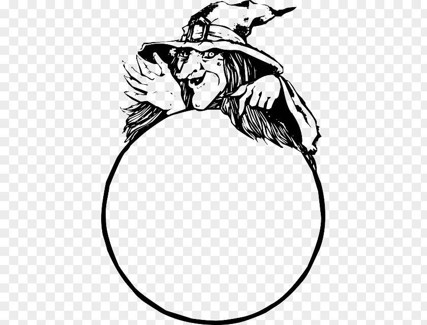 Witchcraft Clip Art Vector Graphics Crystal Ball Openclipart PNG