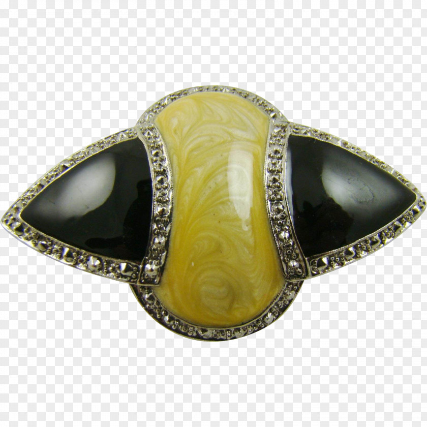 Brooch Gemstone Jewellery Clothing Accessories Onyx Silver PNG