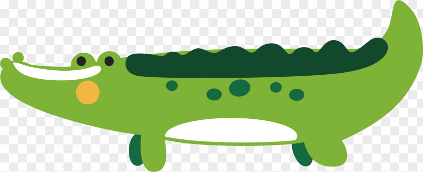 Green Crocodile Vector Clip Art PNG
