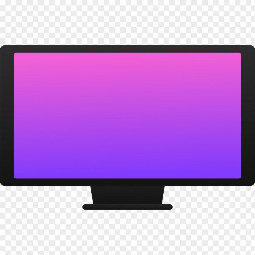 LED-backlit LCD Computer Monitors Television Set PNG