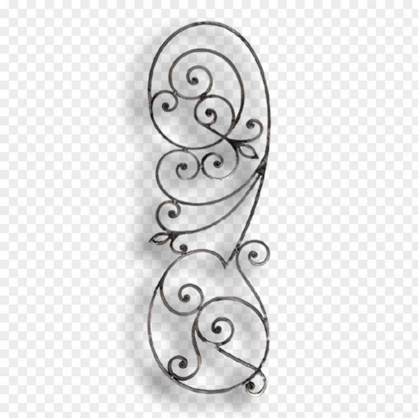 Silver Body Jewellery White PNG