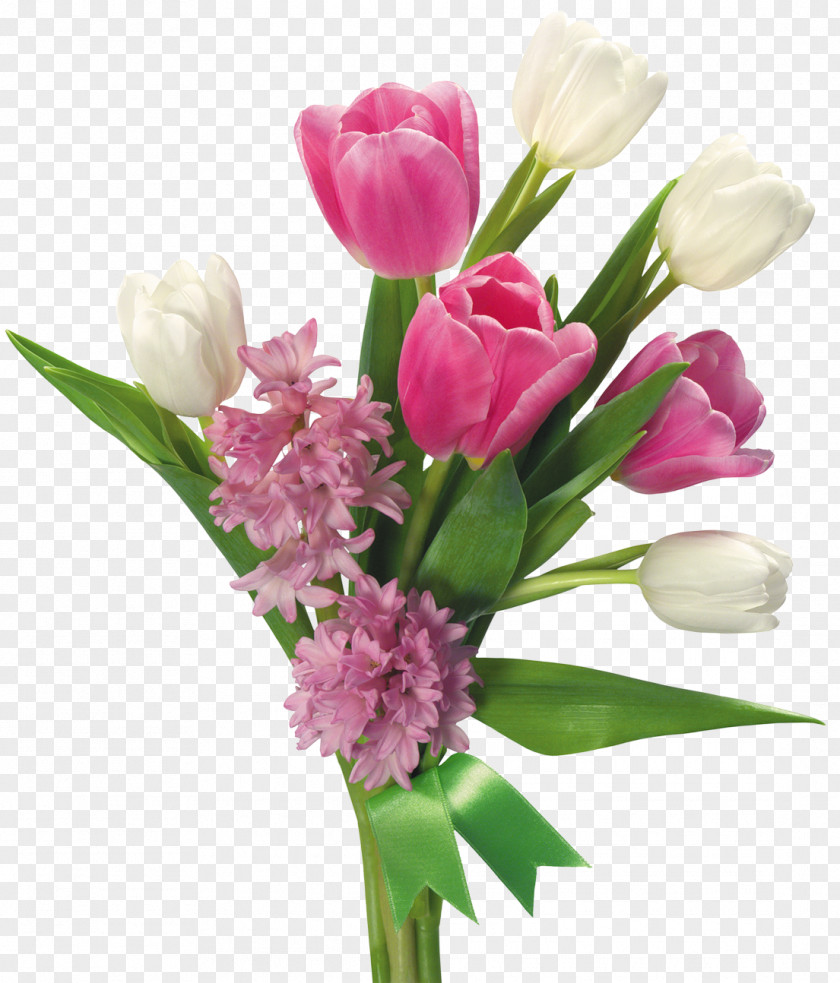 Spring Bouquet Of Tulips And Hyacinths Transparent Picture Flower Clip Art PNG