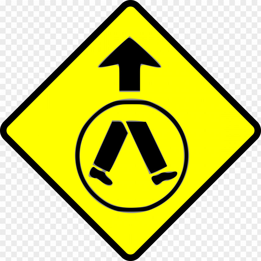 Traffic Signs Pedestrian Crossing Sign Warning Road PNG