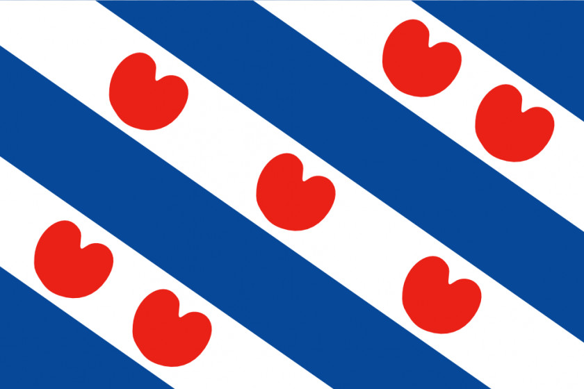French Flag Clipart Of Friesland Provinces The Netherlands Frisian Languages PNG
