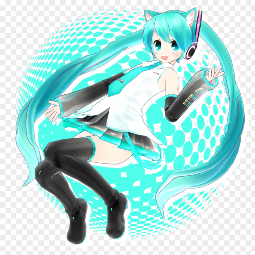 Hatsune Miku MikuMikuDance Digital Art Character PNG