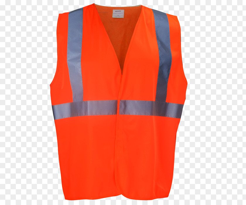 Safety Vest Gilets High-visibility Clothing Sleeveless Shirt Polyester PNG