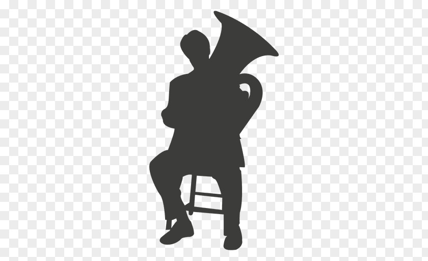 Tuba Silhouette Musical Instruments Musician PNG