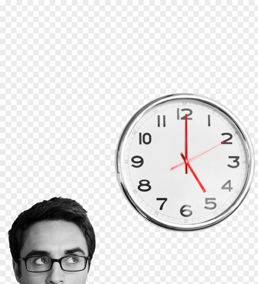 Bussines Man 5 O'Clock Frederick Atomic Clock Time PNG
