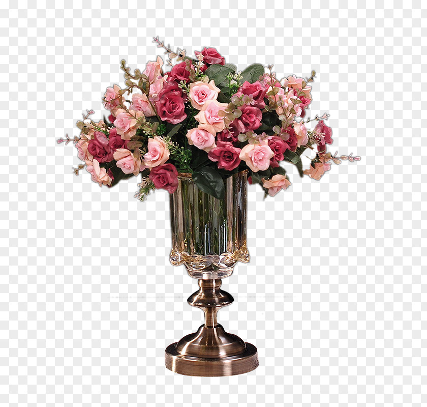 Classical Fashion Flower Vase Icon PNG