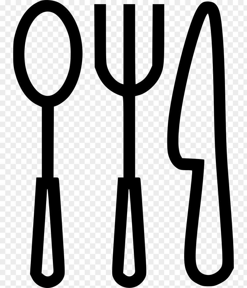 Cookout Cartoon Utensils Spoon Fork Knife Tableware PNG