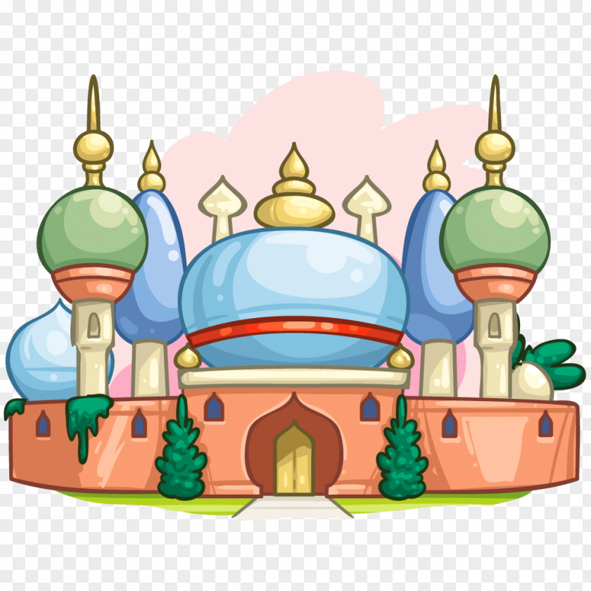 Palace One Thousand And Nights Cartoon Clip Art PNG